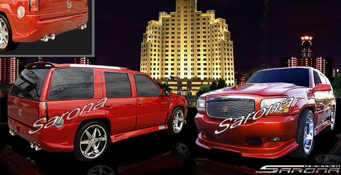 Custom Cadillac Escalade  SUV/SAV/Crossover Body Kit (1999 - 2001) - $1190.00 (Manufacturer Sarona, Part #CD-008-KT)